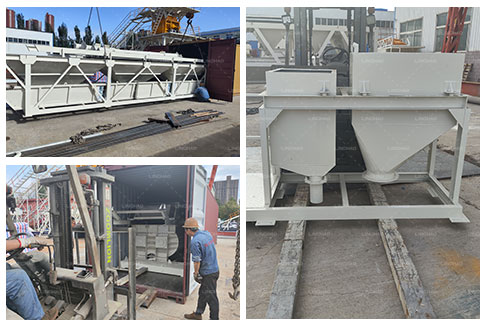 Concrete batching plant ship to Nigeria