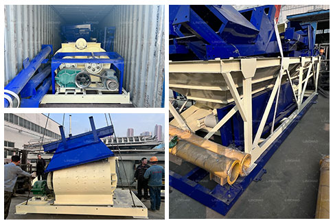 Linghao Machinery's dual-line concrete batching plant has been successfully shipped to Zambia