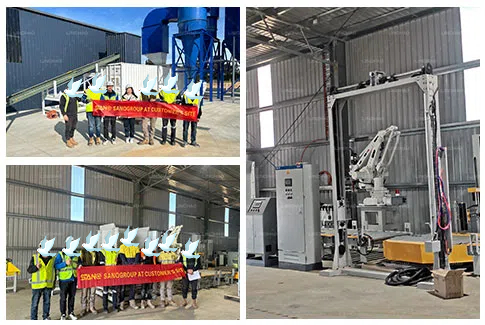 Australia's dry mortar mixing plant was successfully installed