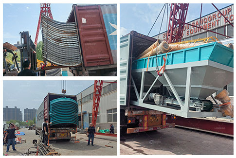 Linghao Machinery's dry mortar mixing plant is being shipped to Australia