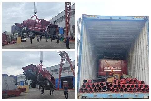 Sanqgroup concrete mixer pump was successfully shipped