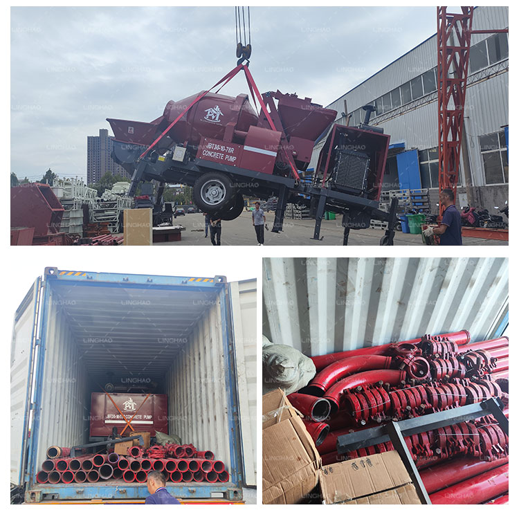 Sanqgroup concrete mixer pump was successfully shipped